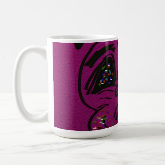 Clueless Bunny Mug コーヒーマグカップ (左)