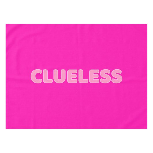 Clueless I テーブルクロス (正面(横))