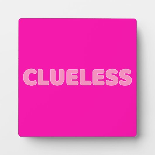 Clueless I フォトプラーク (正面)
