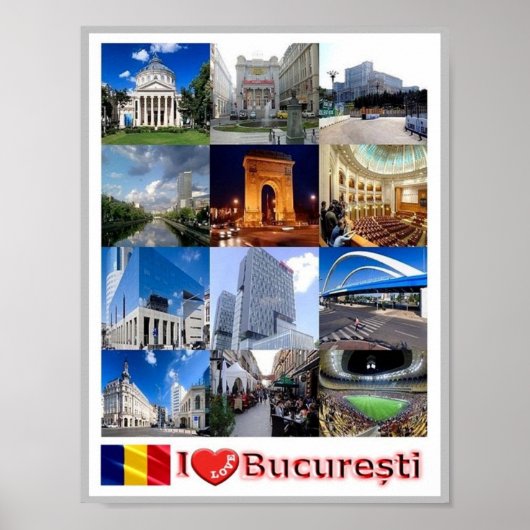 Cluj-Napoca – モザイク – ルーマニア –  ポスター (正面)