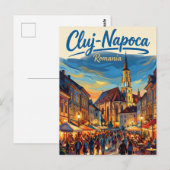 Cluj-Napoca Old Town Romania ポストカード (正面/裏面)
