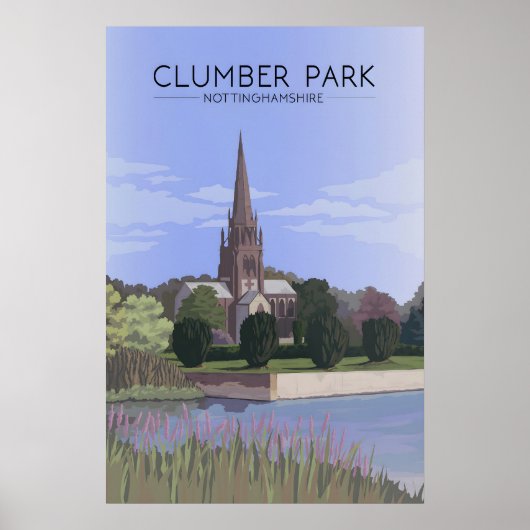 Clumber Park ノッティンガムシャー 旅行ポスター ポスター (正面)