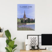 Clumber Park ノッティンガムシャー 旅行ポスター ポスター (ホームオフィス)