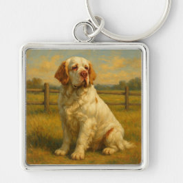 Clumber Spaniel キーホルダー