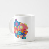 ClumpBubbleのコラージュ コーヒーマグカップ (正面左)