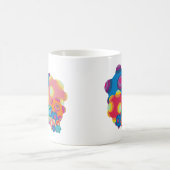 ClumpBubbleのコラージュ コーヒーマグカップ (中央)