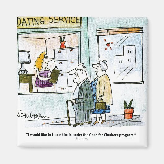 Clunkersの現金 マグネット (正面)