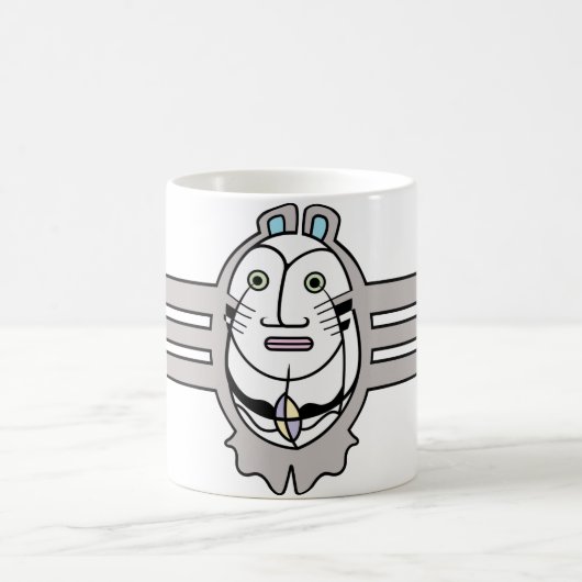 Clupkitz Teマオリのジャワディスペンサー コーヒーマグカップ (中央)