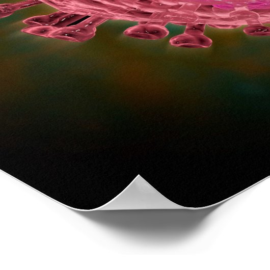 Cluster Of HIV Virus 2 ポスター (角)