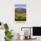 Clwydian Range AONB Travel Poster ポスター (ホームオフィス)