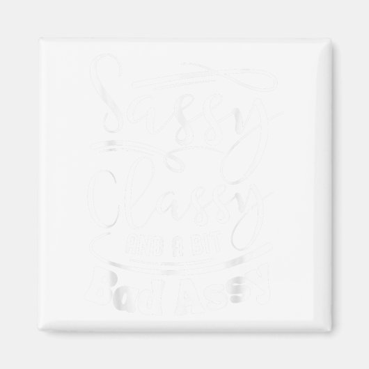 Cly Sy And A Bit Bad Y Nk Women Motivational  マグネット (正面)