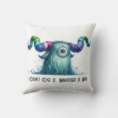 Clyde – ワンアイドモンスター装飾用クッション クッション (裏面)