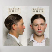 Clyde Champion Barrow Mug Shot Dallas Circa 1926  ポスター (正面)