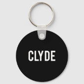Clyde - Cool New Funny Name Fan Gift Tee  キーホルダー (正面)