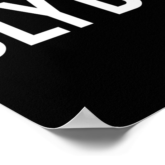 Clyde - Cool New Funny Name Fan Gift Tee  ポスター (角)