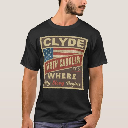 CLYDE, NCストーリーの始まりだ Tシャツ (正面)