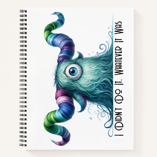 Clyde - One-eyes Monster Spiral Photo Notebook ノートブック (正面)