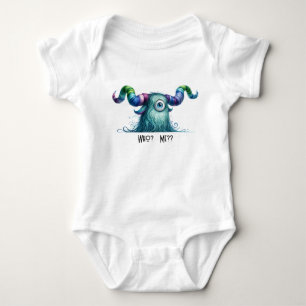 Clyde - One-eyes Worldwide Monster - カスタムBodysuit ベビーボディスーツ