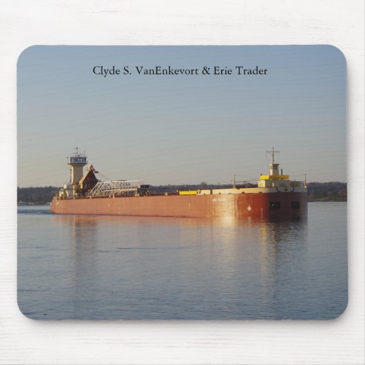 Clyde S. VanEnkevort & Erie Traderのmosepad マウスパッド (正面)