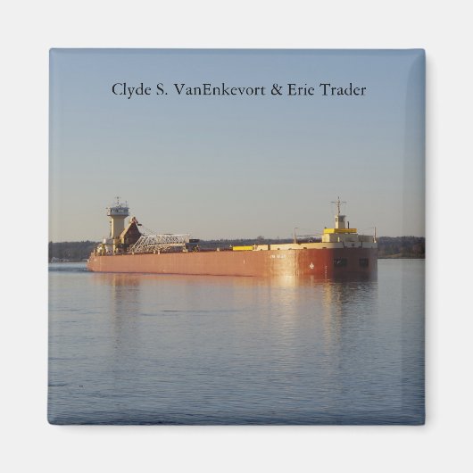 Clyde S. VanEnkevort & Erie Traderマグネット マグネット (正面)