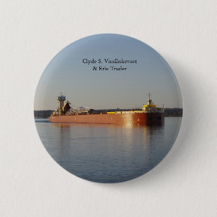 Clyde S. VanEnkevort & Erie Trader ボタン 缶バッジ