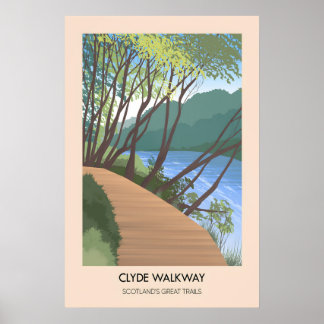 Clyde Walkway Scotlands Great Trails Poster ポスター