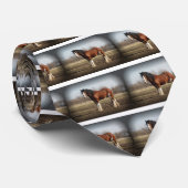 clydesdaleの黒のボーダー ネクタイ (ロール)