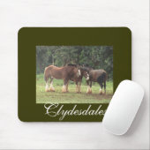 Clydesdalesのマウスパッド マウスパッド (マウス)