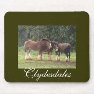 Clydesdalesのマウスパッド マウスパッド