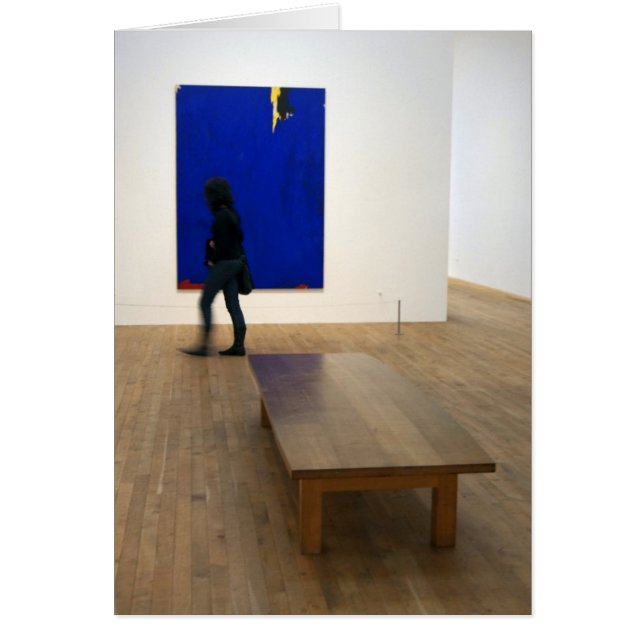 Clyfford依然Untitledの1953カード (正面)
