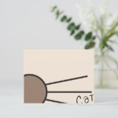 CMウィスカーロゴ ポストカード (スタンド正面)