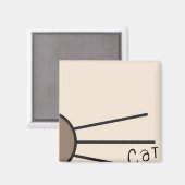 CMウィスカーロゴ マグネット (正面/裏面)