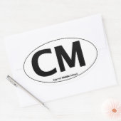 CMシール 楕円形シール (封筒)