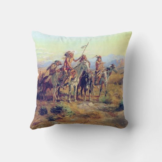 CMラッセルザスカウトファインアート枕 クッション (裏面)