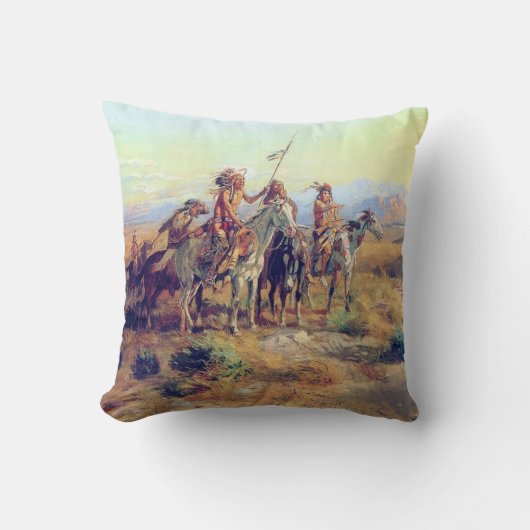 CMラッセルザスカウトファインアート枕 クッション (正面)