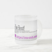 CM単位のマグ フロストグラスマグカップ (正面右)