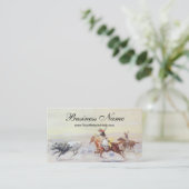 CM Russellによるバー三角形からカウボーイズ 名刺 (スタンド正面)