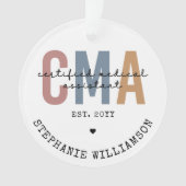CMA認定カスタム医療助手 オーナメント (正面)