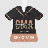 CMA認定カスタム医療助手Leopard オーナメント (正面)