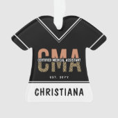 CMA認定カスタム医療助手Leopard オーナメント (正面)