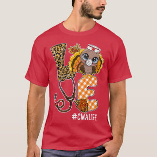 CMA認定メディカルアシスタントの愛の感謝祭 Tシャツ