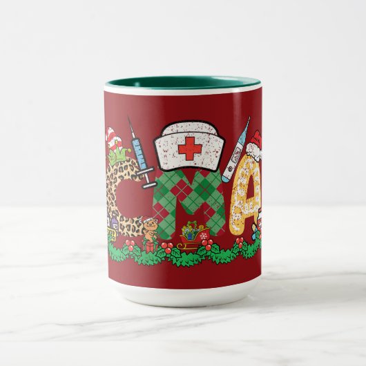 CMA クリスマスデザイン マグカップ (中央)