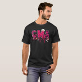 CMA Medical Assistant Valentines Day Nursing Valen Tシャツ (正面フル)