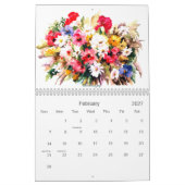 CMCarlsonによってはカレンダーが開花します カレンダー (2月 2027)