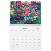 CMCarlsonによってはカレンダーが開花します カレンダー (1月 2027)