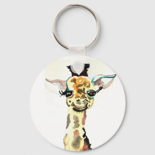 CMCarlsonのかわいいキリンKeychain キーホルダー