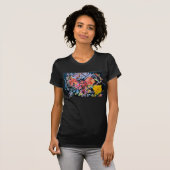 CMCarlsonの花およびビロードのTシャツ Tシャツ (正面フル)