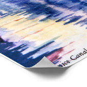 CMCarlsonVenice運河ポスター ポスター (角)