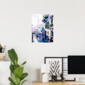 CMCarlsonVenice運河ポスター ポスター (ホームオフィス)