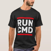 Cmd走ギークおたくコンピュータIt管理者情報学 Tシャツ (正面)
